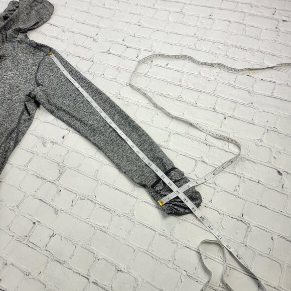 Nike Woman’s Dri Fit Gray Long sleeve hissed front pocket sweatshirt size L - Picture 7 of 14